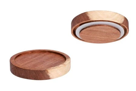 Drveni poklopac sa gumom za tegle sa unutrašnjim prečnikom grla 68,2 mm-1