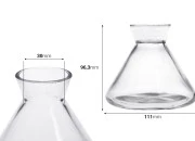 Staklena ukrasna bočica 200 ml za osveživač prostora-dimenzije_slike