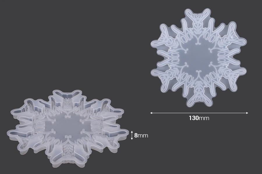 Silikonski kalup u obliku pahuljice-dimenzije_slike