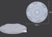 Silikonski kalup u obliku pahuljice-dimenzije_slike
