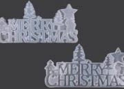 Silikonski kalup Merry Christmas Silikonski kalup Merry Christmas