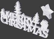Silikonski kalup Merry Christmas Silikonski kalup Merry Christmas