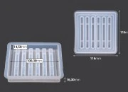 Set silikonskih kalupa za podmetače (set od 7 komada - podmetač i osnova) Set silikonskih kalupa za podmetače (set od 7 komada - podmetač i osnova)