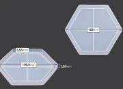 Silikonski kalup Šestougaoni podmetač-dimenzije_slike