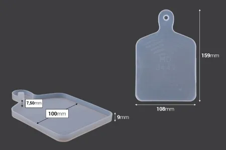 Silikonski kalup Četvrtasta daska za sečenje 159x108mm-2
