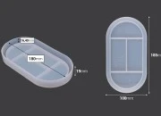 Silikonski kalup Ovalna pločica-dimenzije_slike