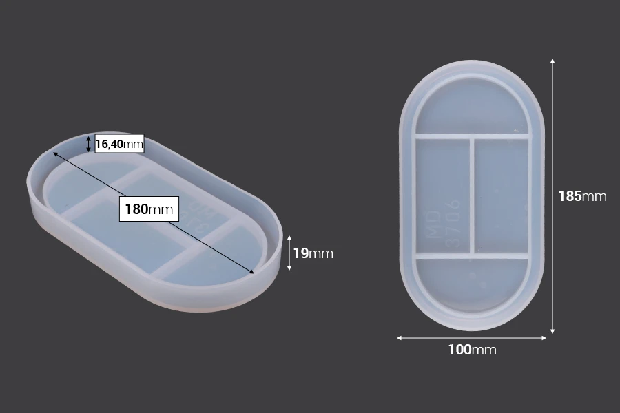 Silikonski kalup Ovalna pločica-dimenzije_slike