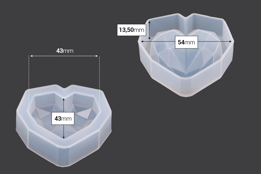 Silikonski kalup u obliku geometrijskog srca 57x56 mm-dimenzije_slike