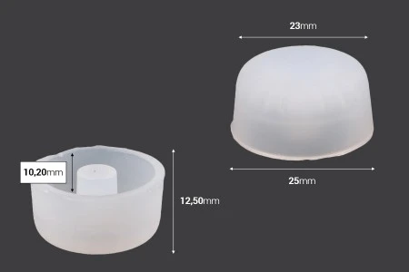 Silikonski kalup u obliku Mini krofne-2
