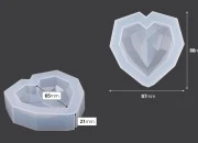 Silikonski kalup u obliku geometrijskog srca 88x87 mm-grupa_slika