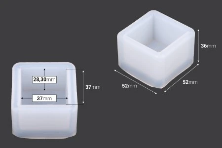 Silikonski kalup u obliku Male kocke (kutijica)-2