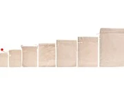 Pamučne torbice 80x100mm bež boje - 50 kom Pamučne torbice 80x100mm bež boje - 50 kom