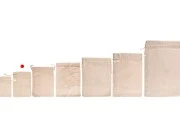 Pamučne torbice 95x135mm bež boje - 50 kom Pamučne torbice 95x135mm bež boje - 50 kom
