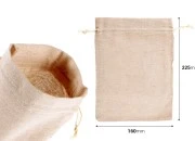Pamučne torbice 160x225mm bež boje - 50 kom Pamučne torbice 160x225mm bež boje - 50 kom