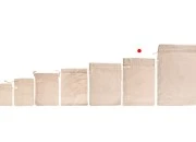 Pamučne torbice 195x295mm bež boje - 50 kom Pamučne torbice 195x295mm bež boje - 50 kom