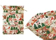 Božićna zlatna vrećica od tila 170x230 mm - 50 kom-slika_proizvoda