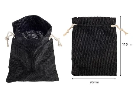 Lanene vrećice 90x115mm u više boja sa trakom - 50 kom-2