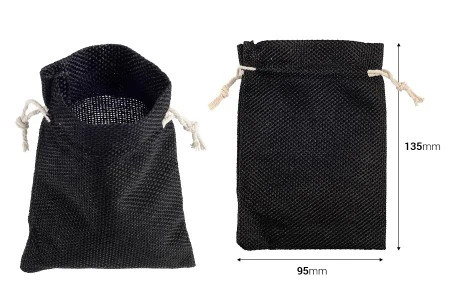 Lanene vrećice 95x135mm u više boja sa trakom - 50 kom-2