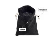 Lanene vrećice 95x135mm u više boja sa trakom - 50 kom Lanene vrećice 95x135mm u više boja sa trakom - 50 kom