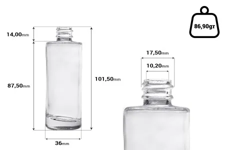 Okrugla bočica 50mL za parfem 18/415 (minimalna porudžbina 1 kutija)-2