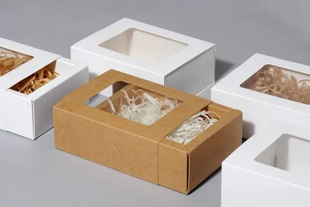 Kartonska kutija za pakovanje 140x110x52 mm na izvlačenje sa prozorom - 12 kom-6