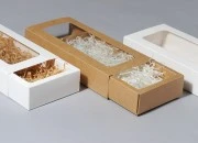 Kartonska kutija za pakovanje  270x120x50 mm na izvlačenje sa prozorom - 12 kom