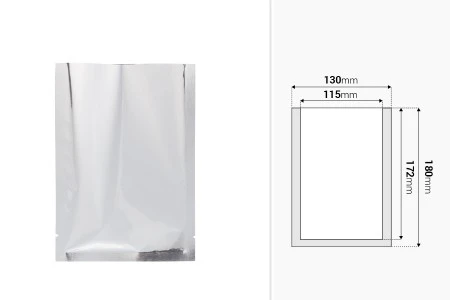 Aluminijumske kesice 130x180 mm sa mogućnošću termo zatvaranja – 100 kom-2