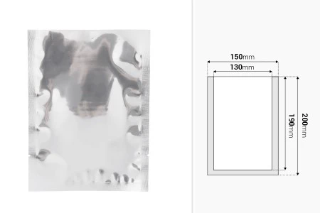 Aluminijumske kesice 150x200 mm sa mogućnošću termo zatvaranja – 100 kom-2