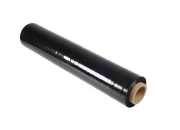 Crna streč folija (stretch film) za uvijanje paleta - širina 500 mm - težina 2,5 kg