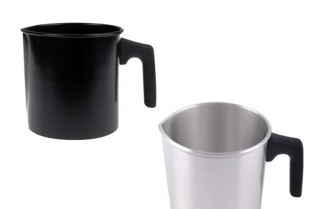 Aluminijumski bokal 1200mL u crnoj ili srebrnoj boji sa drškom-1