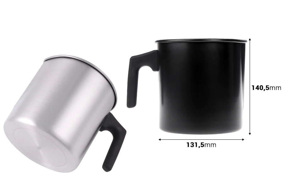 Aluminijumski bokal 1800mL u crnoj ili srebrnoj boji sa drškom