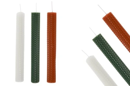 Komplet za izradu sveća - sveće od pčelinjeg voska u raznim bojama (10 listova)-6