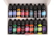Set od 18 tečnih boja 10mL za vosak Set od 18 tečnih boja 10mL za vosak
