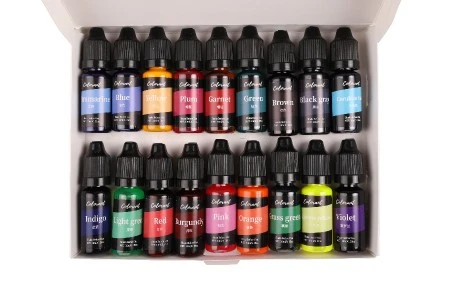 Set od 18 tečnih boja 10mL za vosak-2