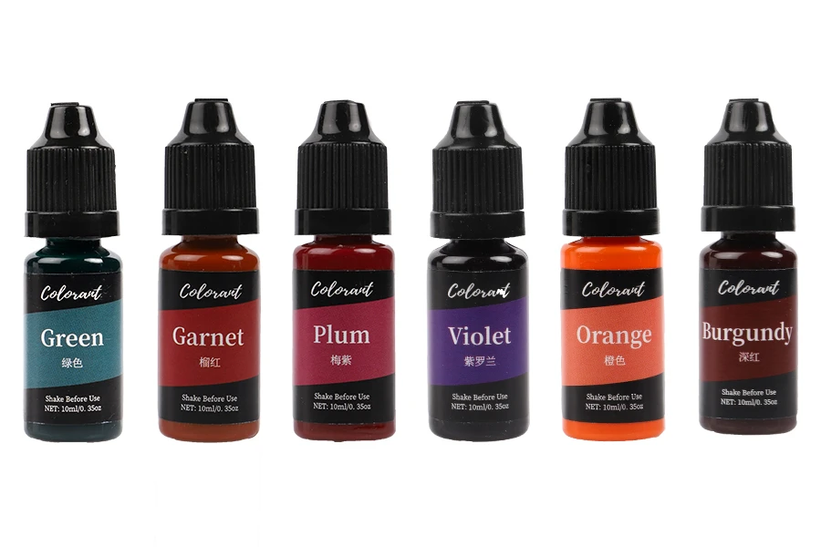 Set od 18 tečnih boja 10mL za vosak Set od 18 tečnih boja 10mL za vosak
