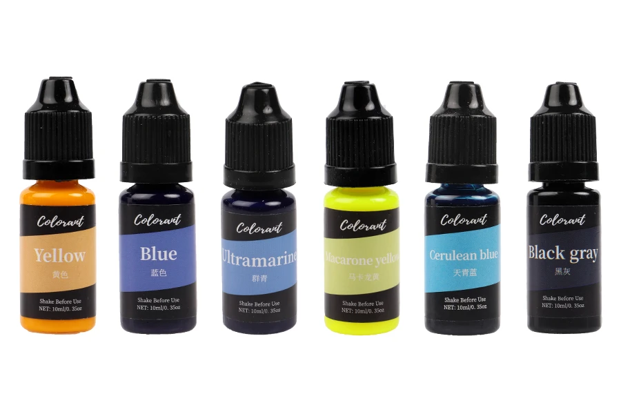 Set od 18 tečnih boja 10mL za vosak Set od 18 tečnih boja 10mL za vosak