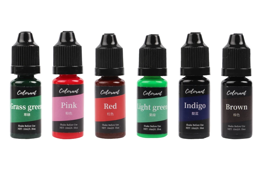 Set od 18 tečnih boja 10mL za vosak Set od 18 tečnih boja 10mL za vosak