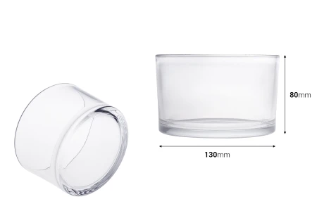 Staklena cilindrična teglica 130x80 mm-2