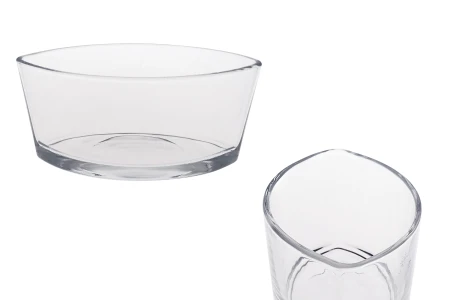 Staklena posuda 800mL u obliku gondole za sveće-1