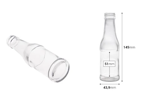 Staklena flašica 100mL za piće (PP 25)-2