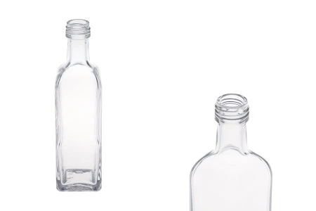 Staklena četvrtasta flašica za ulje 60mL, Marasca* (PP 18)-1