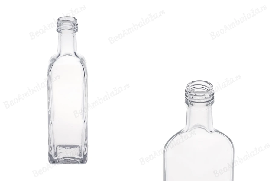 Staklena četvrtasta flašica za ulje 60mL, Marasca* (PP 18)-slika_proizvoda