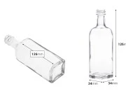Staklena četvrtasta flašica za ulje 60mL, Marasca* (PP 18)-dimenzije_slike