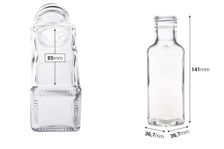 Staklena flaša 100mL Marasca* PP 31.5x24-2
