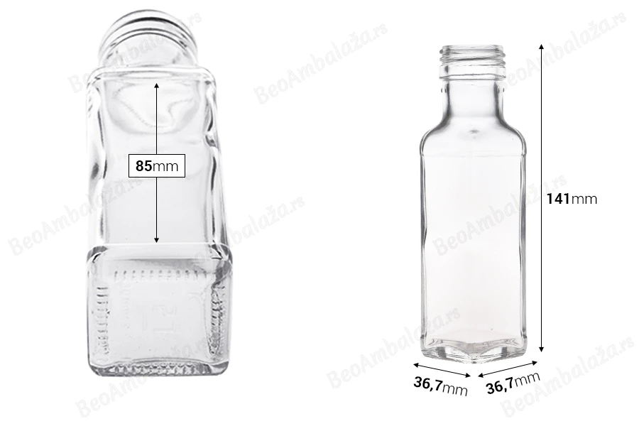 Staklena flaša 100mL Marasca* PP 31.5x24-dimenzije_slike