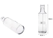 Staklena flaša 100mL Dorica* PP 24-dimenzije_slike