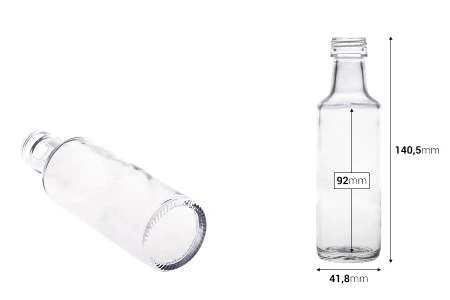 Staklena flaša 100mL Dorica* PP 24-2