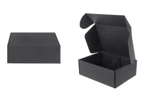 Crna kutija za pakovanje od kraft papira bez prozora 170x130x60 mm - 20 kom-1