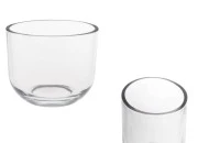 Staklena providna dekorativna posuda 125x103 mm za sveću-slika_proizvoda