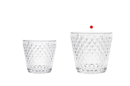 Staklena providna dekorativna posuda - čaša 108/76x115 mm za sveću-5